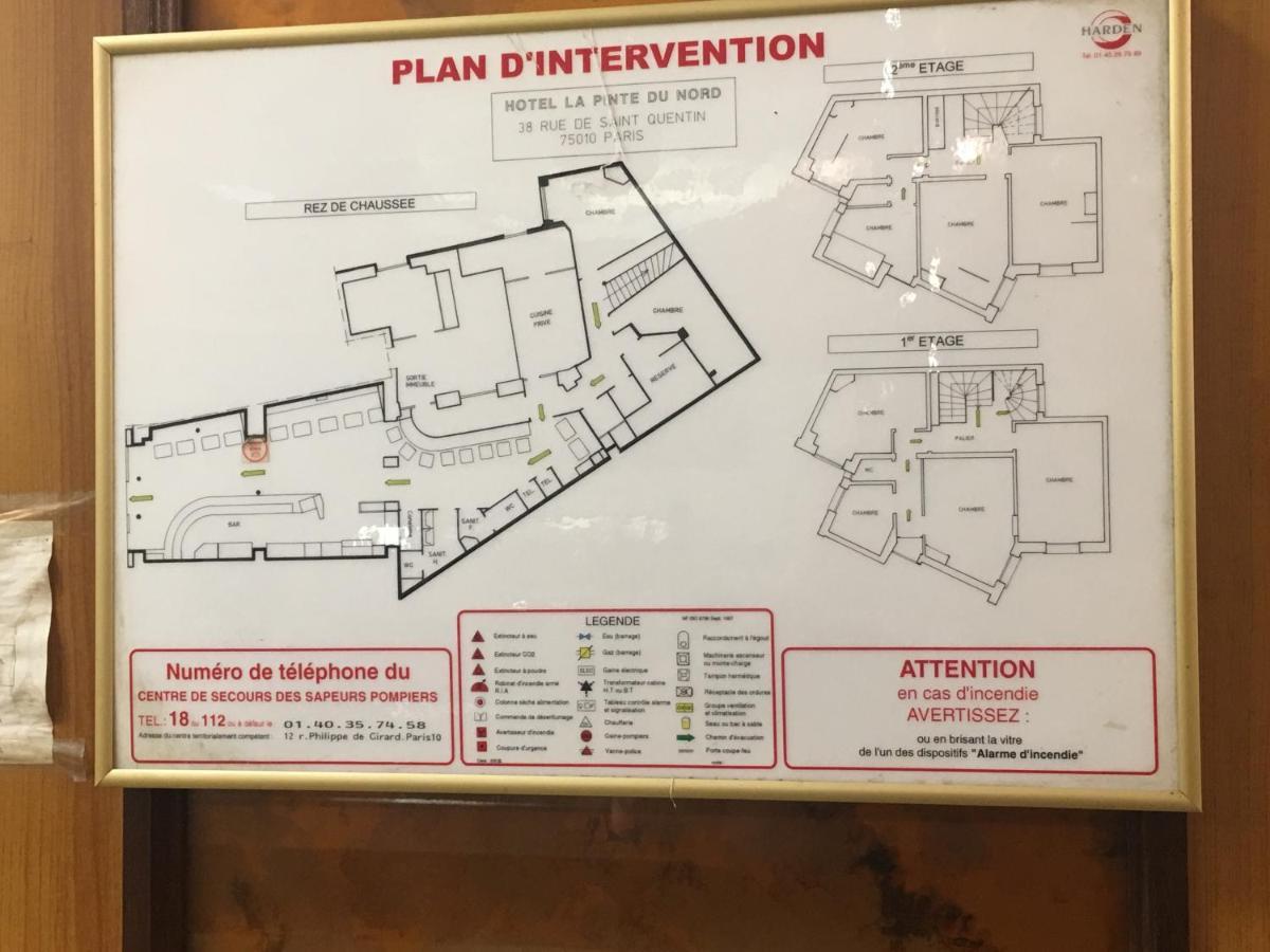 Hotel A La Pinte Du Nord Parigi Esterno foto